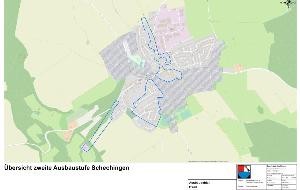 Kartenausschnitt Graue Flecken Schechingen Hauptort